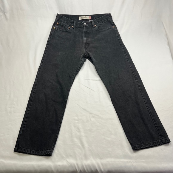 Levi's Other - Vintage Levi's 505 Regular Fit Jeans‎ Black Denim Straight Leg